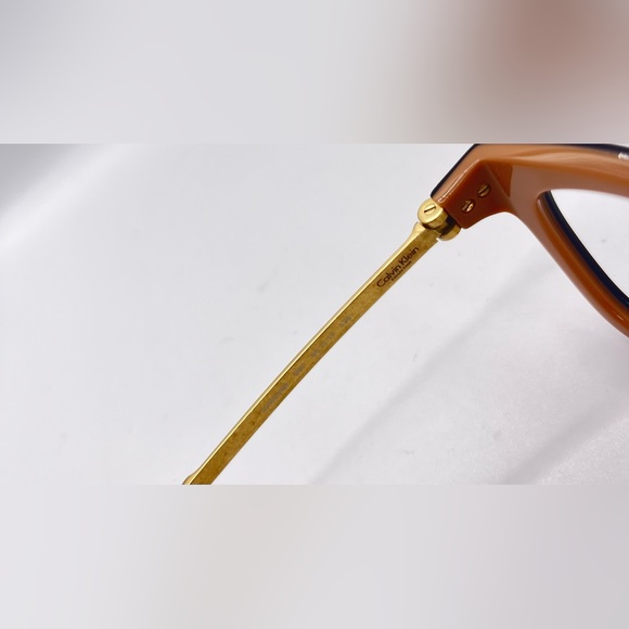 Calvin Klein CK8539S Black Gold Cat-Eye Sunglasses Frames Only - Picture 8 of 8